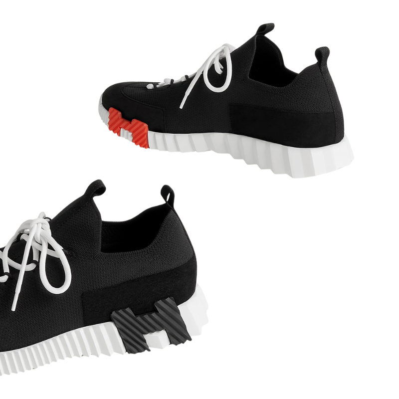 Hermes Lift slip-on sneaker Noir / Blanc